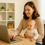 Como consegui trabalhar em casa mesmo com minha filha pequena por perto